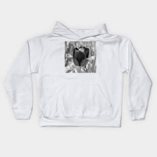 Black and White Continental Kids Hoodie